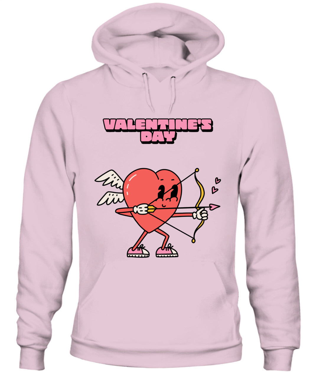 Cute Valentine's Day Heart Cupid Hoodie