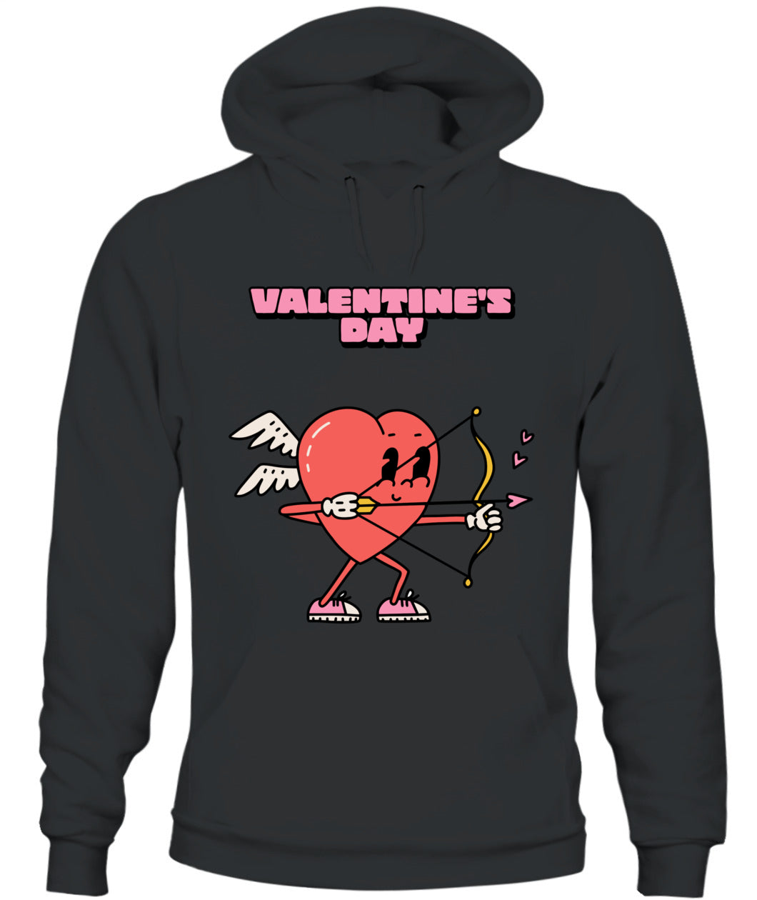 Cute Valentine's Day Heart Cupid Hoodie